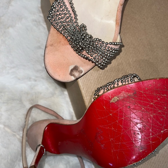 Christian Louboutin - Queen Ankle Strap Heel - EU Women’s Size: 39.5 - Picture 4 of 4